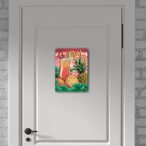 Mai Tai Metallschild - the Cocktail Series mit Retro Motiv