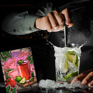 Bloody Mary Metallschild - The Cocktail Series - mit Retro Drink Motiv