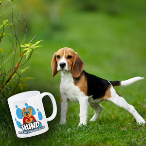 Kaffeebecher mit Superhelden - Yorkshire Terrier - Hund mein Freund und Helfer