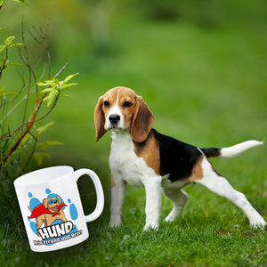 Kaffeebecher mit Superhelden - Labrador - Hund mein Freund und Helfer