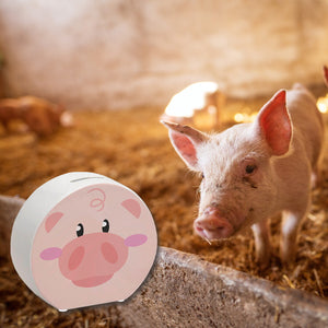 Spardose aus Keramik mit niedlichem Schweine-Gesicht - für kleine Kinder