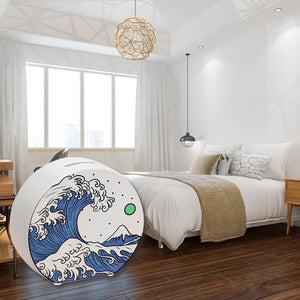 Spardose mit Wellen Motiv - Urlaubskasse aus Keramik mit schönem Meer Design