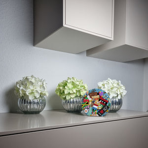 Spardose aus Keramik im Koffer Design mit Stickeroptik aus verschiedenen Ländern