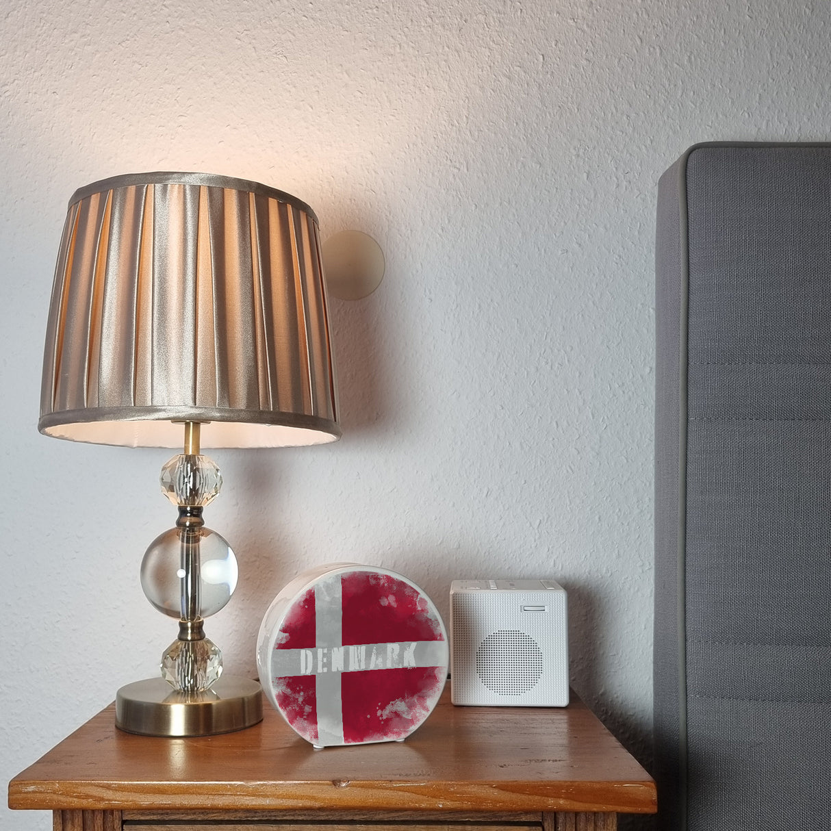 Spardose mit Dänemark-Flagge im Used Look - Sparschwein für Urlauber