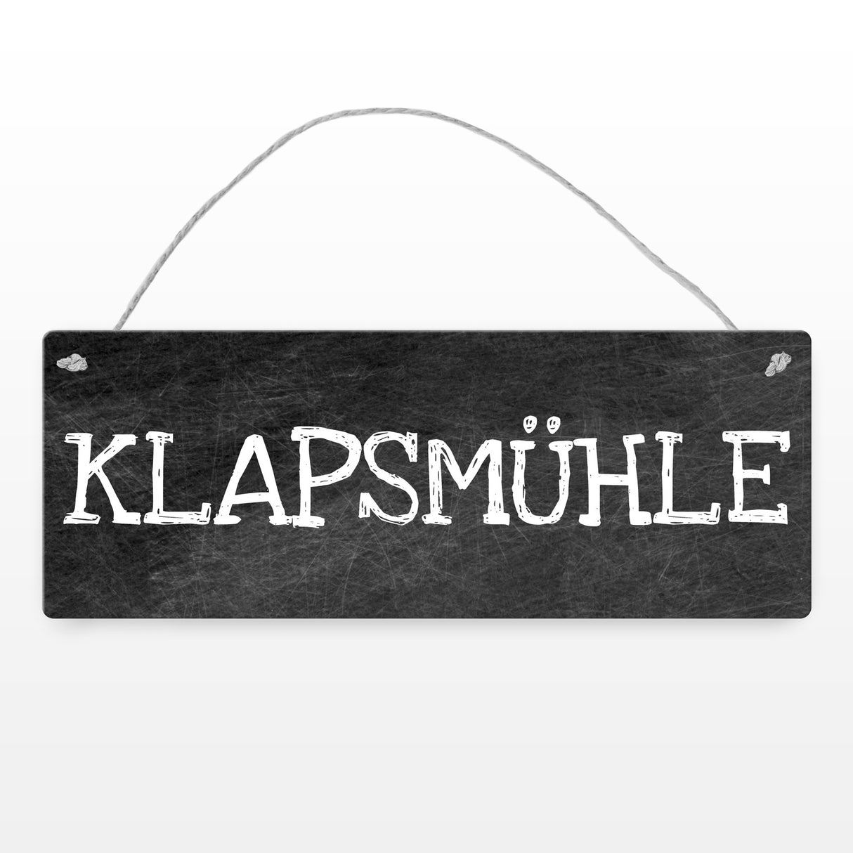 Klapsmühle Metallschild das perfekte Türschild für die Wohnungstüre