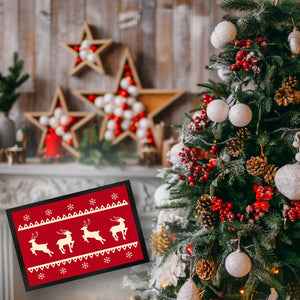 Rentier Weihnachten Fußmatte