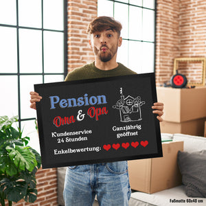 Pension Oma und Opa Fußmatte