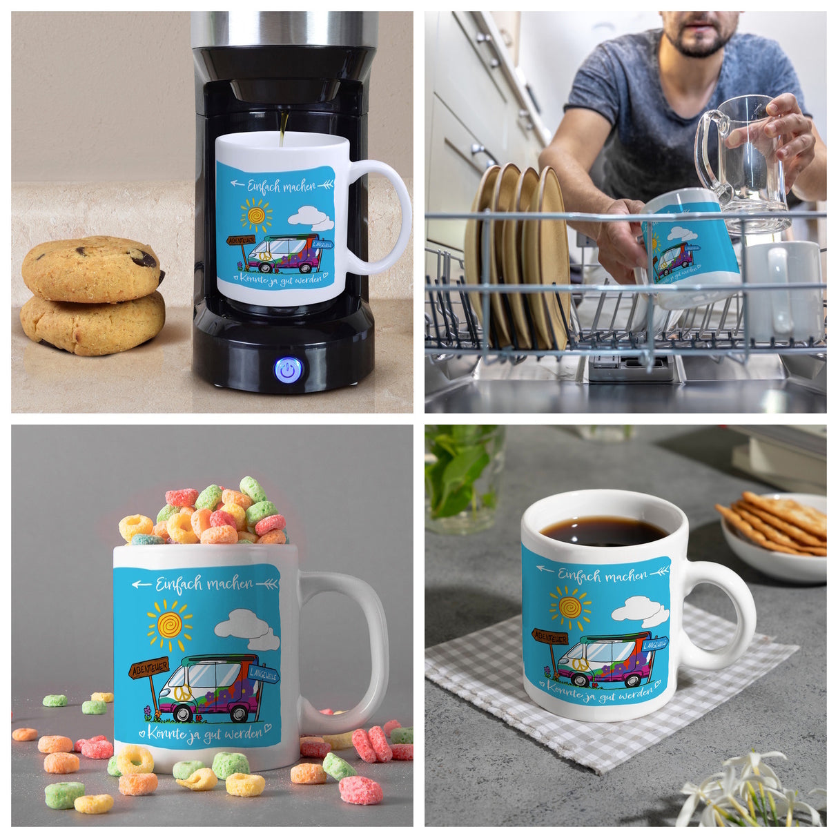 Camping Abenteuer Kaffeebecher