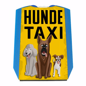 Hundetaxi für Hundebesitzer Parkscheibe mit Eiskratzer und 2 Einkaufswagenchips