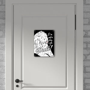 I'm not a dog I am a Puli! Metallschild
