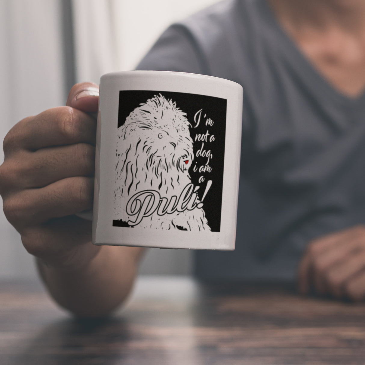 I'm not a dog I am a Puli! Kaffeebecher
