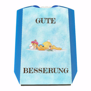 Gute Besserung Parkscheibe mit Hase