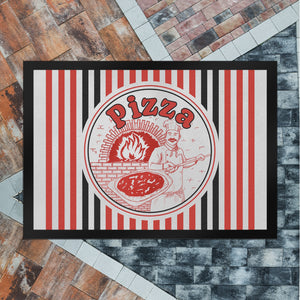 Pizzakarton Fußmatte für Pizzafans