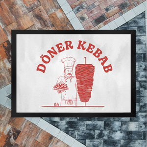 Döner Kebab witzige Fußmatte mit Dönermotiv