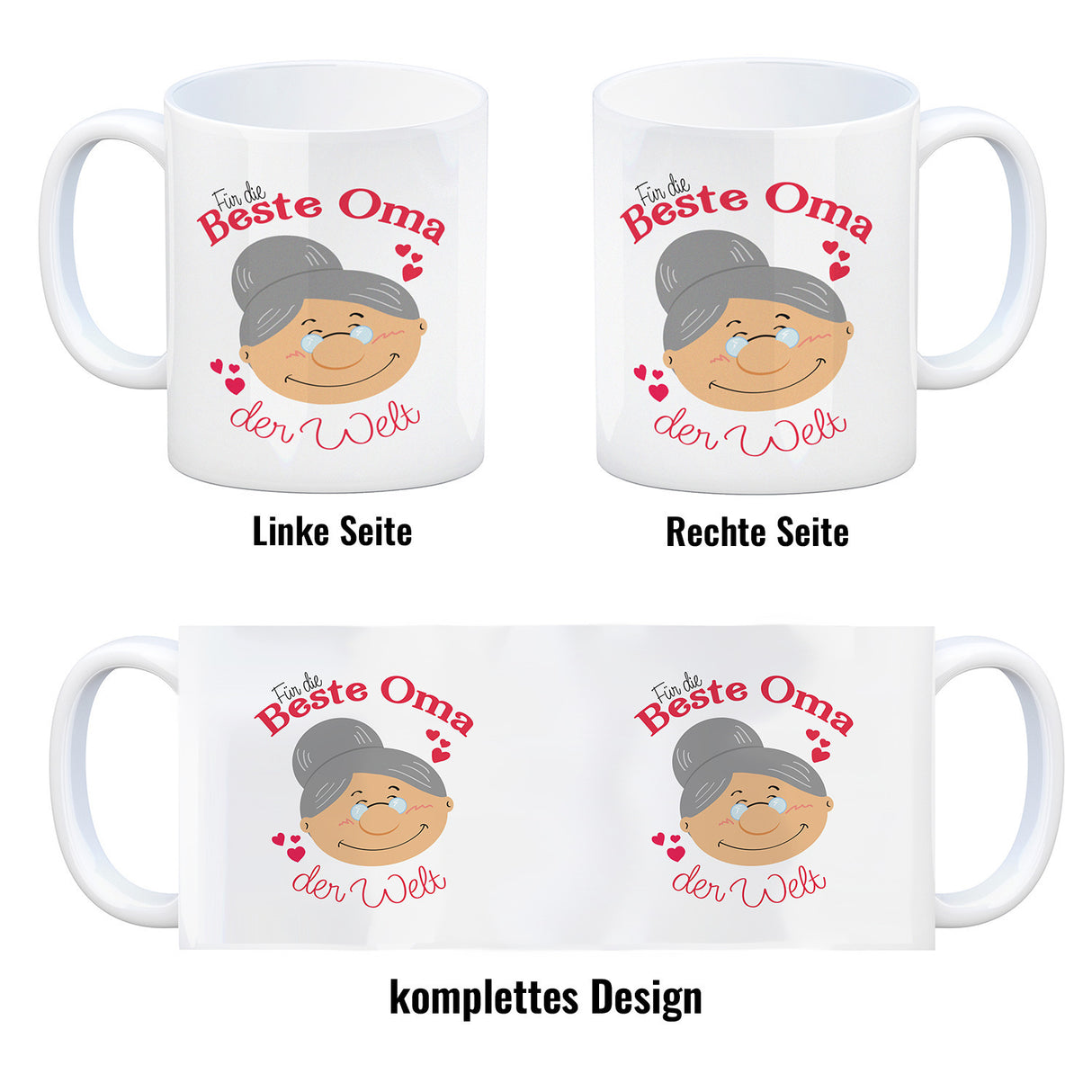 Für die beste Oma der Welt Kaffeebecher Großmutter