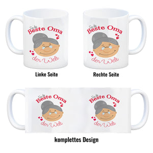 Für die beste Oma der Welt Kaffeebecher Großmutter