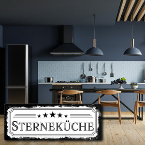 Sterneküche Metallschild für die Küche