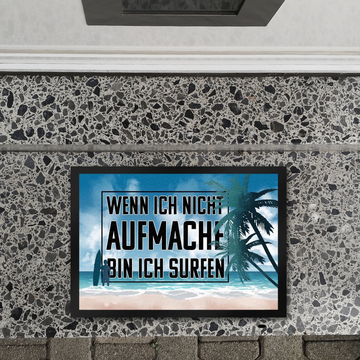 Wenn ich nicht aufmache bin ich surfen Fußmatte für Surfer