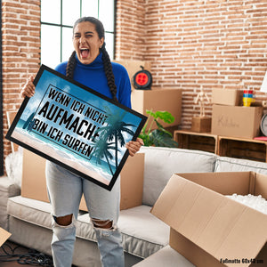 Wenn ich nicht aufmache bin ich surfen Fußmatte für Surfer