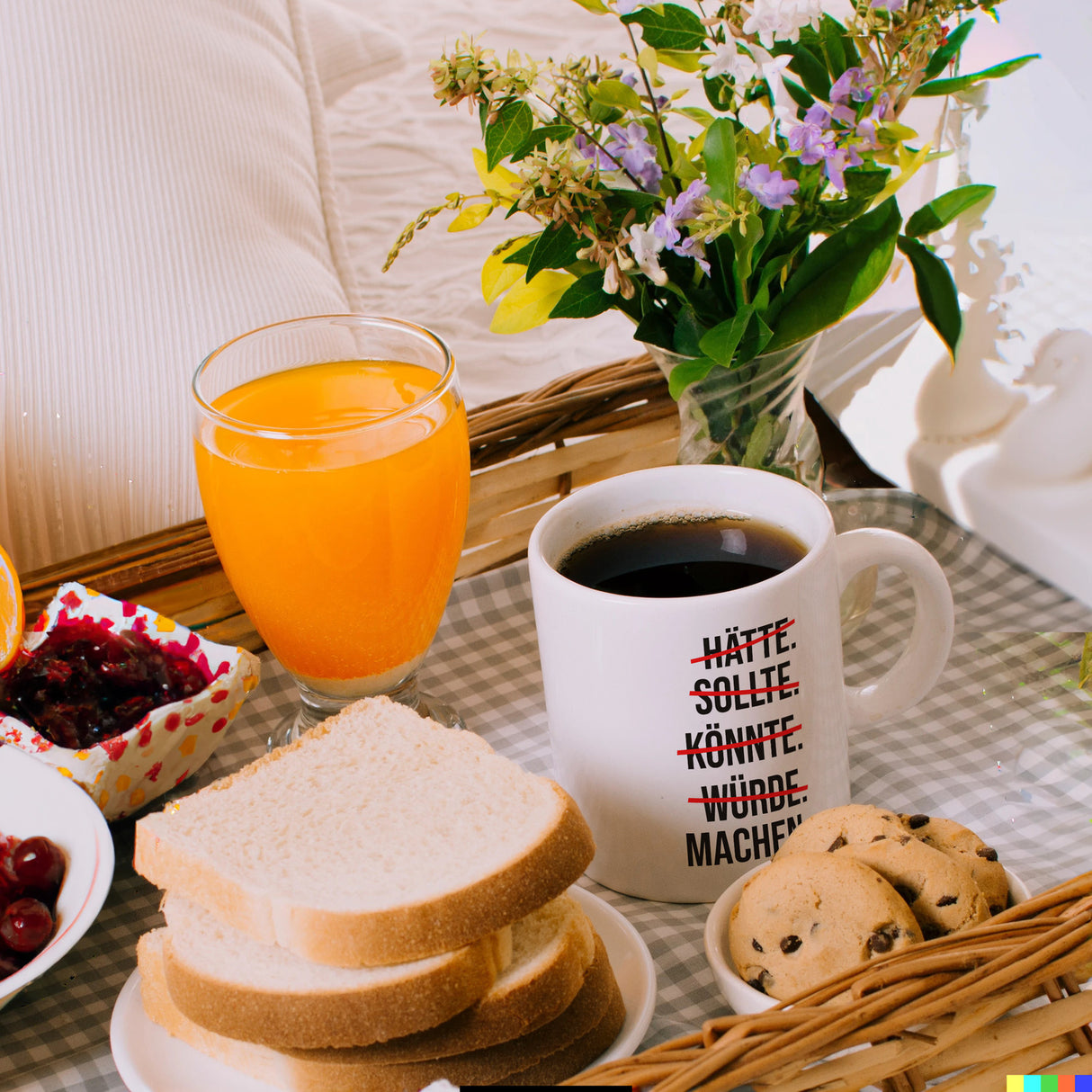Motivation Kaffeebecher mit lustigem Motiv