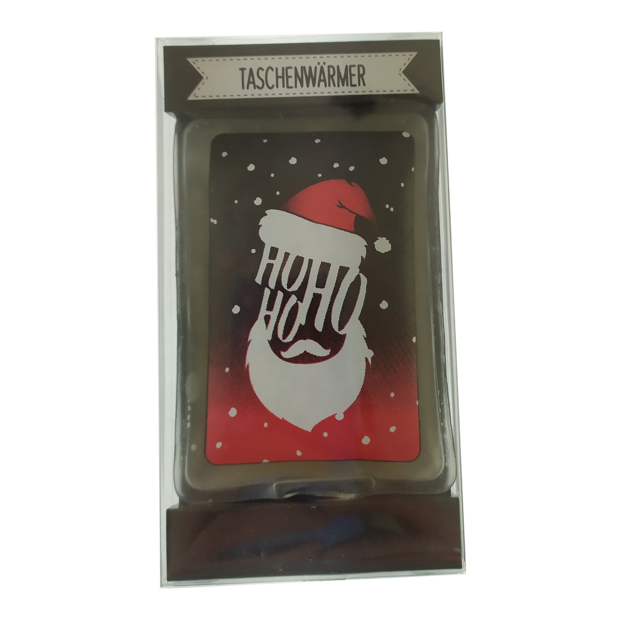 HoHoHo Nikolaus Handwärmer in schwarz-rot