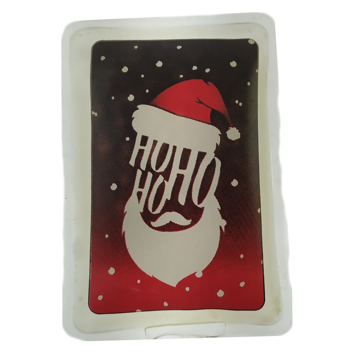 HoHoHo Nikolaus Handwärmer in schwarz-rot