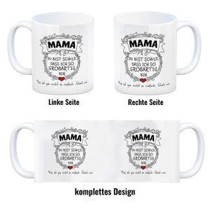 Mama du bist schuld, dass ich so großartig bin Kaffeebecher