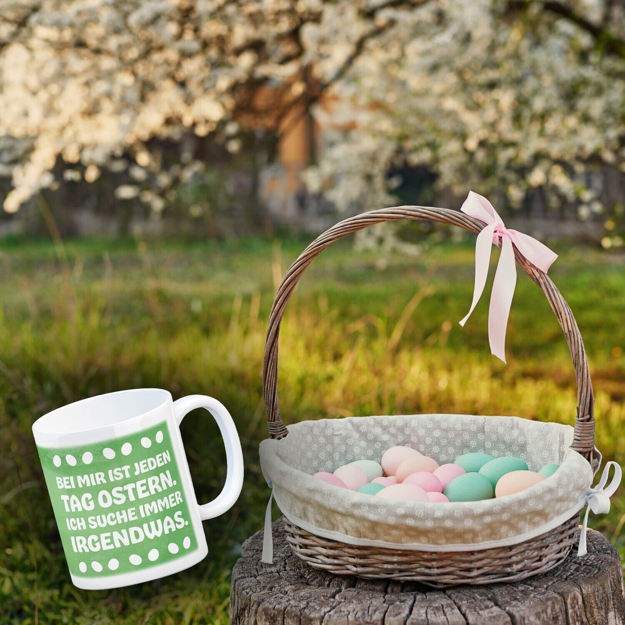 Bei mir ist jeden Tag Ostern - Ich suche immer irgendwas lustige Kaffeetasse