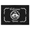 Welcome Home Fußmatte mit niedlichen Vögeln