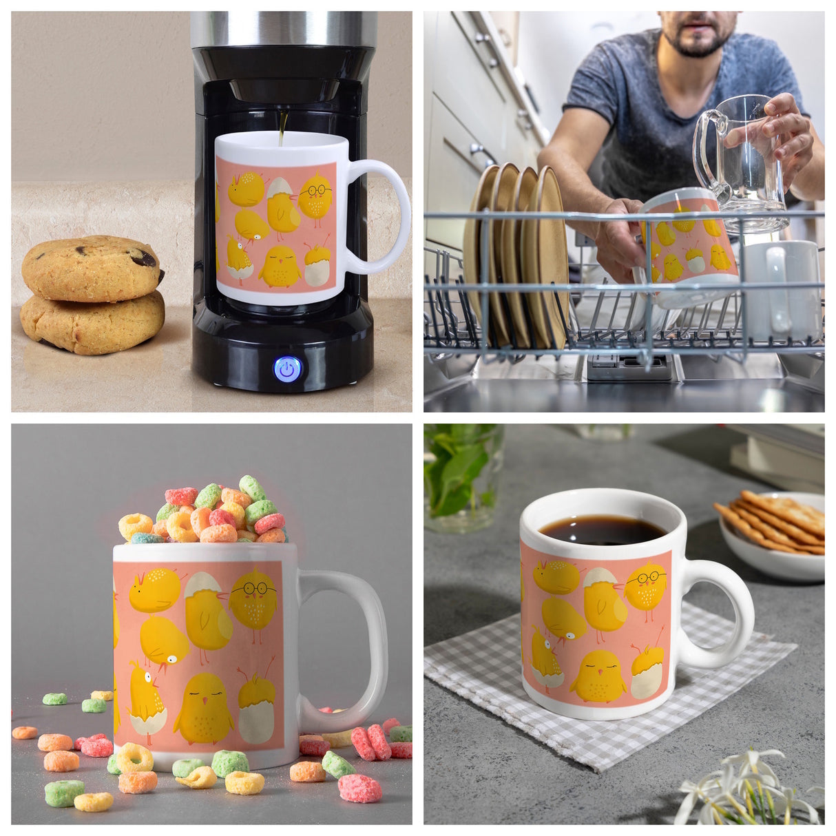 Küken Kaffeebecher für Ostern