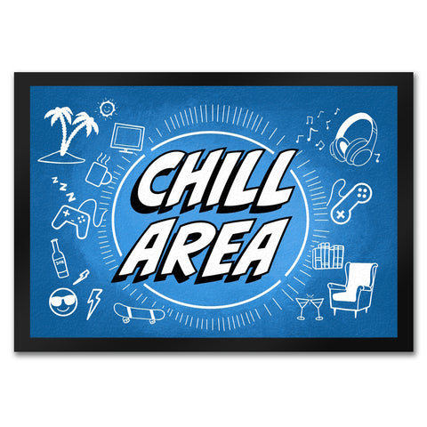 Chill Area Icons Fußmatte