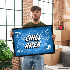 Chill Area Icons Fußmatte