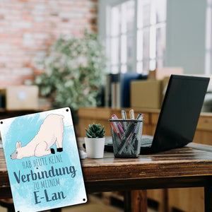 Hab heute keine Verbindung zu meinem E-Lan Alpaka Metallschild