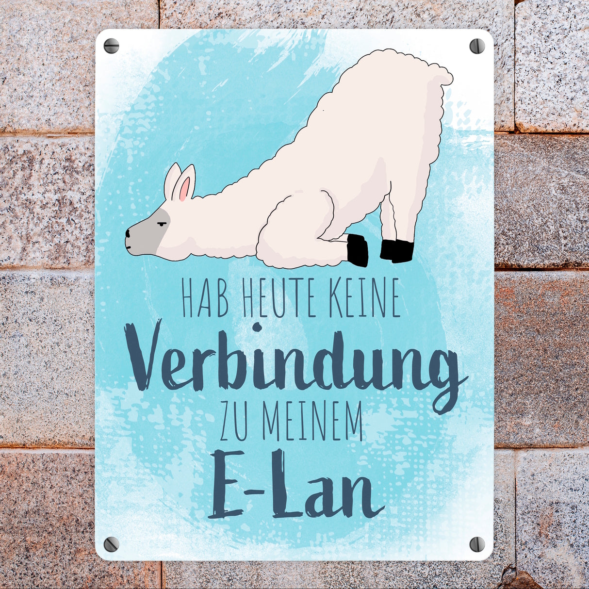 Hab heute keine Verbindung zu meinem E-Lan Alpaka Metallschild