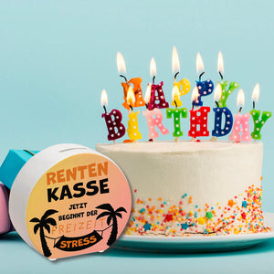 Rentenkasse - jetzt beginnt der Freizeitstress Spardose