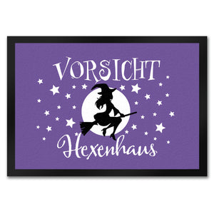 Vorsicht Hexenhaus Fußmatte