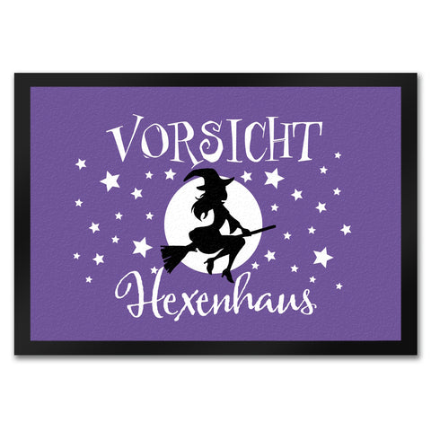 Vorsicht Hexenhaus Fußmatte
