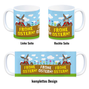 Frohe Ostern! Osterhase Kaffeebecher