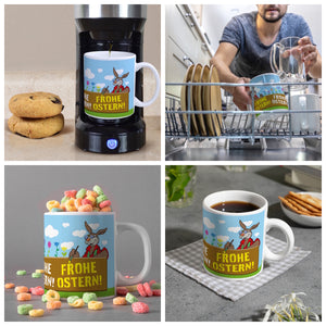 Frohe Ostern! Osterhase Kaffeebecher
