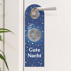 Gute Nacht - guten Morgen Mond und Sonne Türhänger