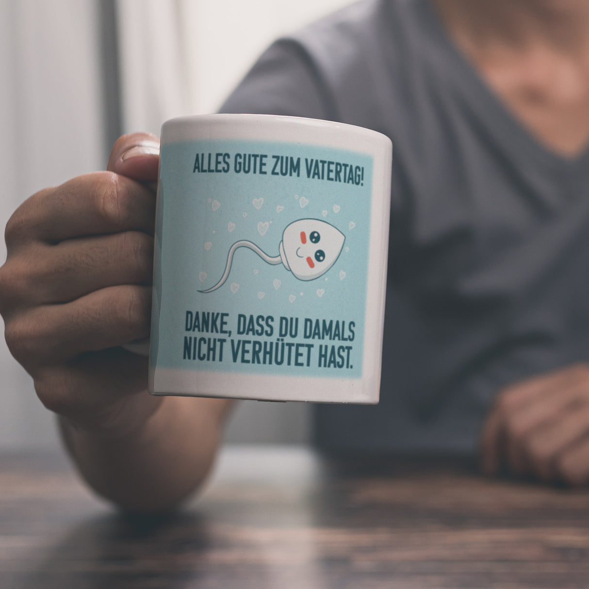 Danke, dass du damals nicht verhütet hast Kaffeebecher zum Vatertag
