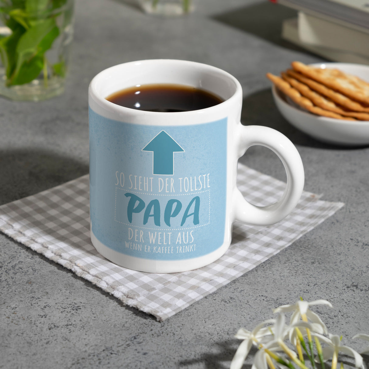So sieht der tollste Papa der Welt aus wenn er Kaffee trinkt Kaffeebecher