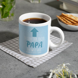 So sieht der tollste Papa der Welt aus wenn er Kaffee trinkt Kaffeebecher