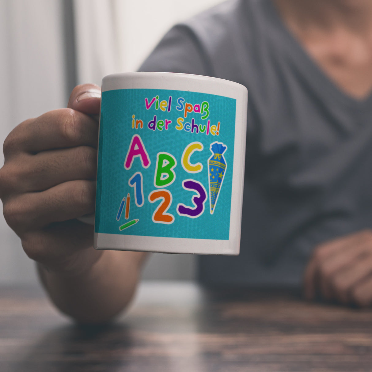Viel Spaß in der Schule Kaffeebecher für die Einschulung