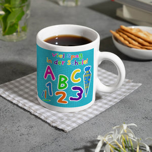 Viel Spaß in der Schule Kaffeebecher für die Einschulung