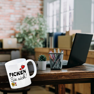Ficken Sie sich witziger Kaffeebecher für Kollegen