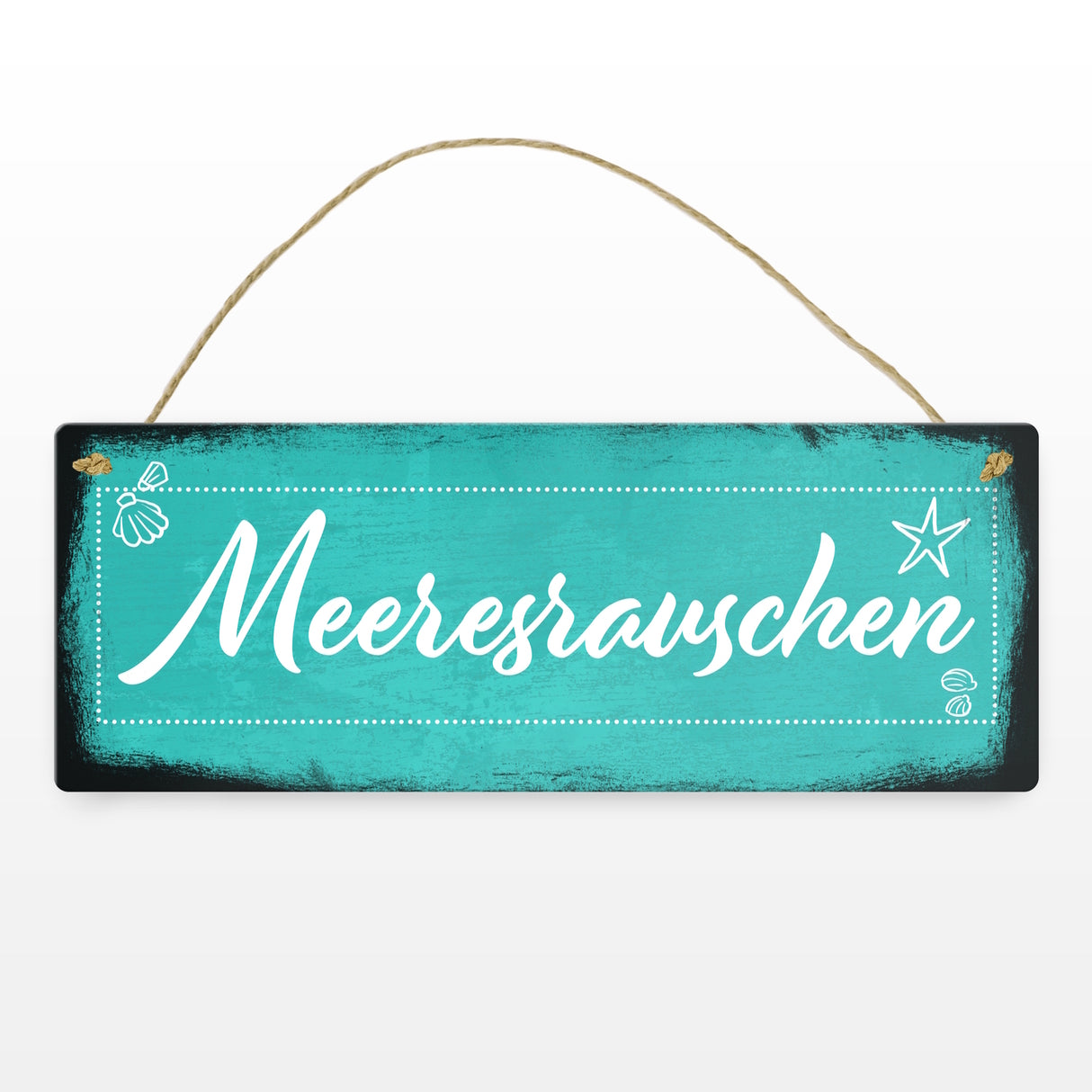 Meeresrauschen Urlaub Metallschild für die Terrasse