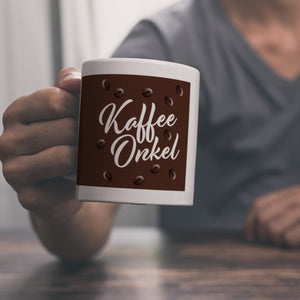 Kaffeeonkel Kaffeebecher zum Thema Koffeinjunkie
