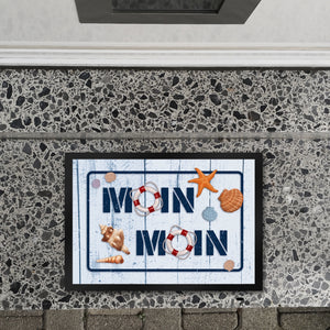 Moin Moin Fußmatte mit maritimen Motiv