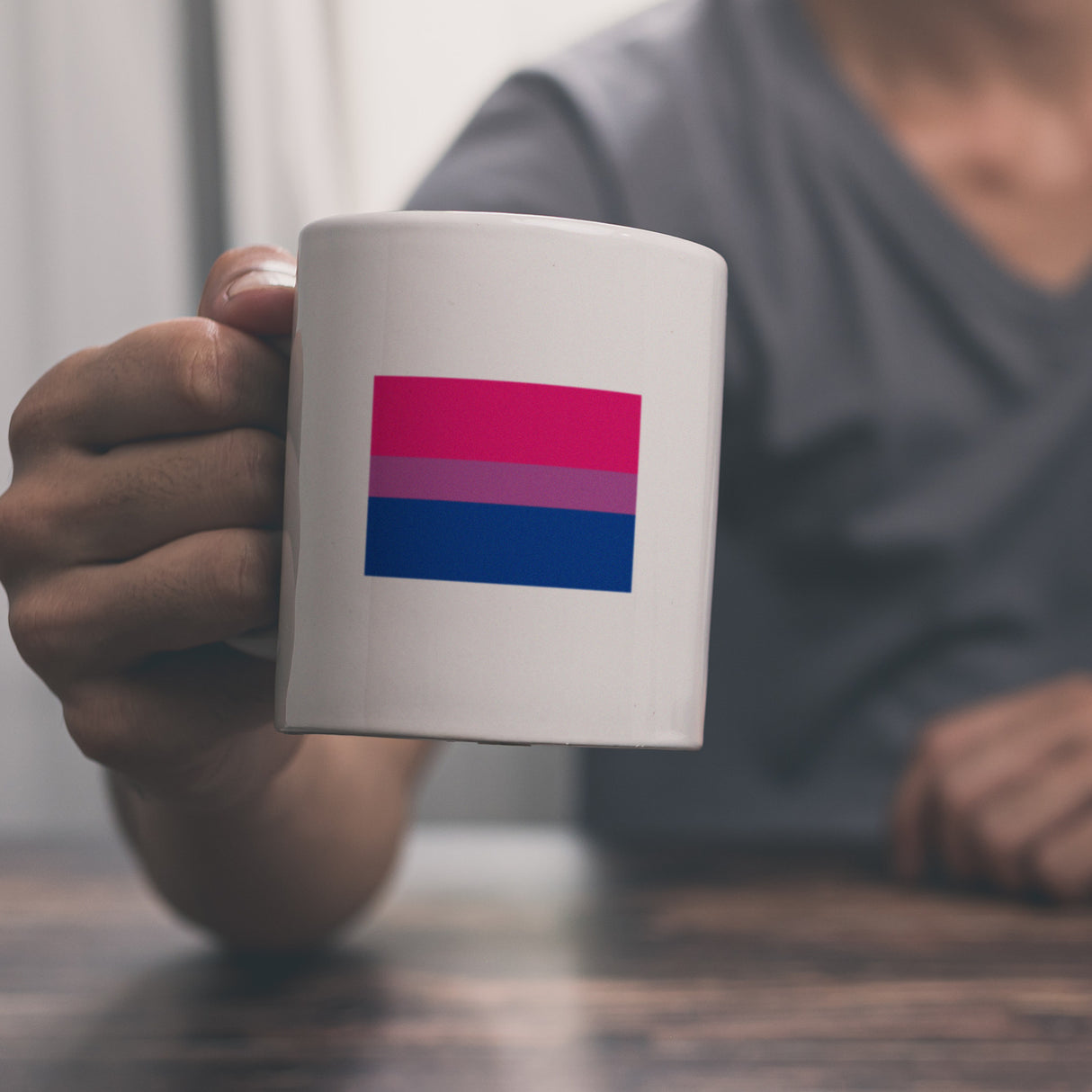 Bisexual Flagge Gleichberechtigung Kaffeebecher